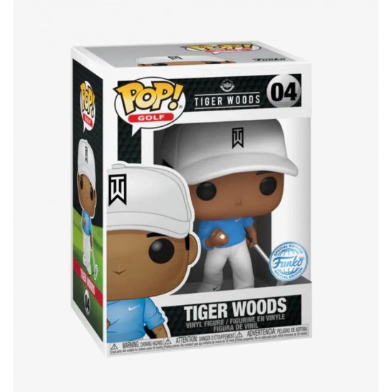 Funko Pop -Golf Tiger Woods (Blue ) Special Edition Figür