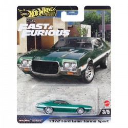 Hot Wheels Premium Fast & Furious 1972 Ford Gran Torino Sport W46