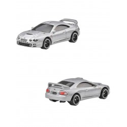 Hot Wheels Premium 90s Street Scene 95 Toyota Celica G-Four for 3 Years & Above by Small CLAP (Grey)