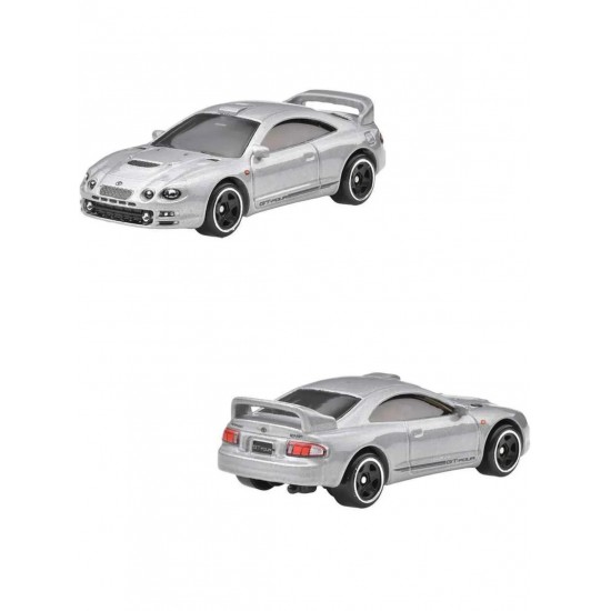 Hot Wheels Premium 90s Street Scene 95 Toyota Celica G-Four for 3 Years & Above by Small CLAP (Grey)