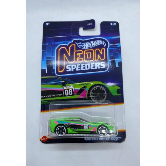 HOT WHEELS Corvette C7 Z06 *Neon Speeders