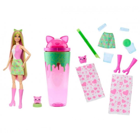 Barbie Pop Reveal Shake Serisi Pembe Kedi JCN85-JCN88