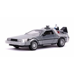 NEW Jada 31468 Back to the Future pt II TIME MACHINE 1:24 Die-Cast w/ Lights