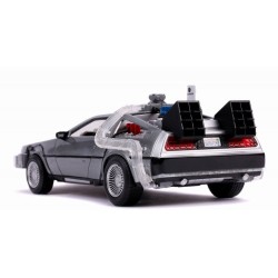 NEW Jada 31468 Back to the Future pt II TIME MACHINE 1:24 Die-Cast w/ Lights