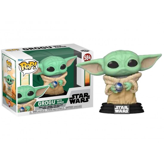 Star Wars Grogu With Armor - 584 - Funko Pop