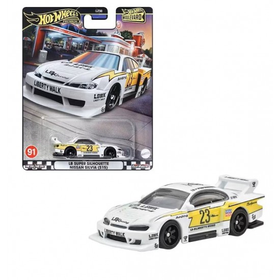 Hot Wheels Boulevard Premium Araçlar GJT68 - HRT64 LB Super Silhouette Nissan Silvia (S15)