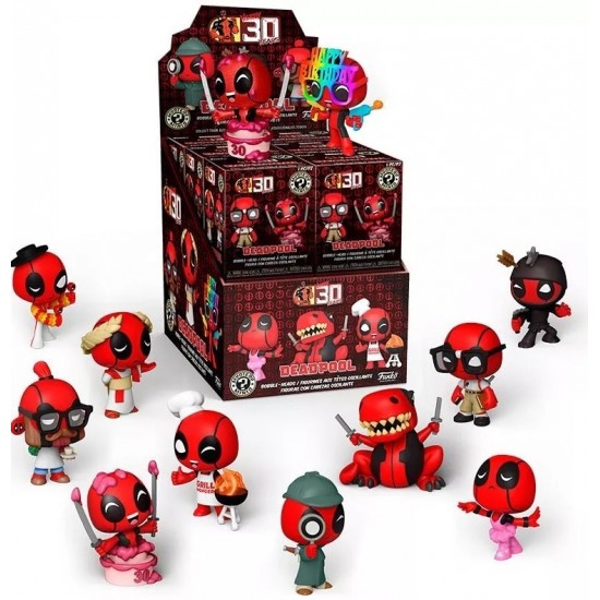 YENİ Funko Gizem Mini Figürü Deadpool 30. Yıl Dönümü KÖR KUTU 1 Gizem Kutusu