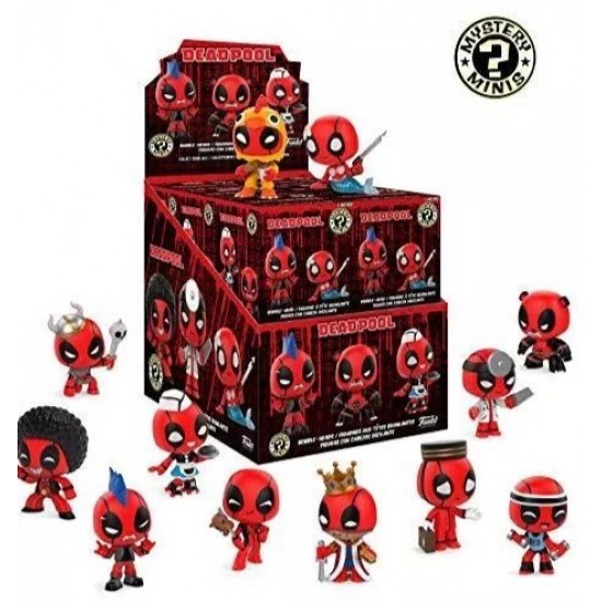 YENİ Funko Gizem Mini Figürü Deadpool 30. Yıl Dönümü KÖR KUTU 1 Gizem Kutusu