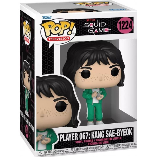 FUNKO POP Jugador 067: Kang Sae-Byeok 067 1224 -NETFLİX SQUID GAME 