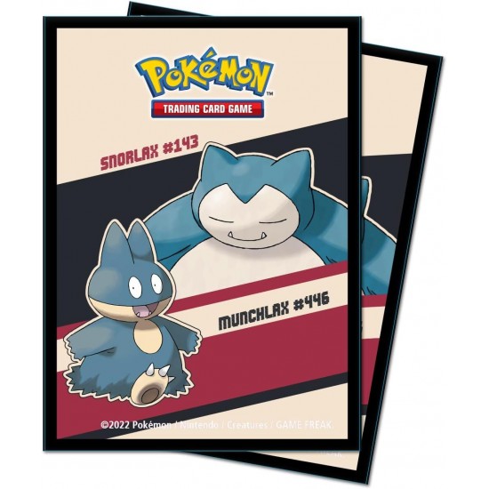 Ultra Pro Snorlax & Munchlax 65 ct Pokemon Güverte Koruyucuları - ChromaFusion