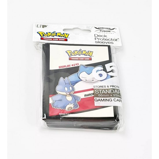 Ultra Pro Snorlax & Munchlax 65 ct Pokemon Güverte Koruyucuları - ChromaFusion