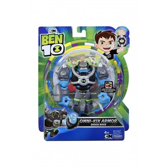 BEN10 Aksiyon Figürleri - Omni-kix Armor Shock Rock