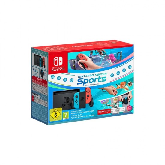 Nintendo Switch Oyun Konsolu Sport Paketi+12 Ay Nso Paketi CD MEDİA GARANTİLİ