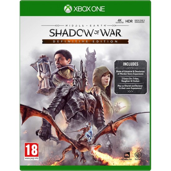 Middle-Earth Shadow of War Definitive Edition Xbox One Game